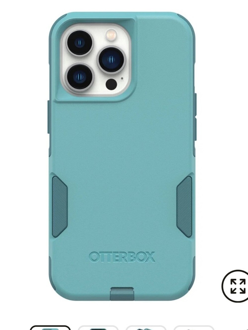 OtterBox Commuter Series Case for iPhone 16e/ 15/ 14 / 13 Riveting Way (Teal)